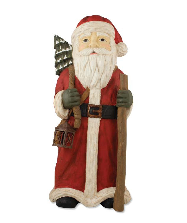  Santa With Staff Red