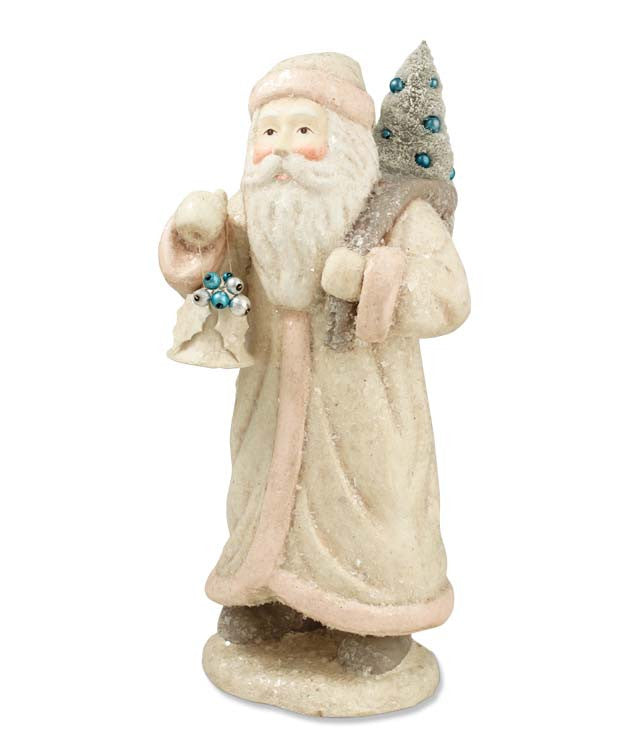 Pastel Santa With Bell