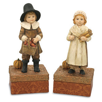 Pilgrim Boy & Girl Candy Boxes
