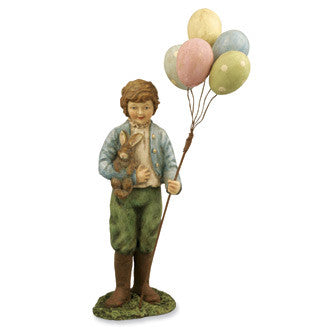 Easter Boy with Balloons