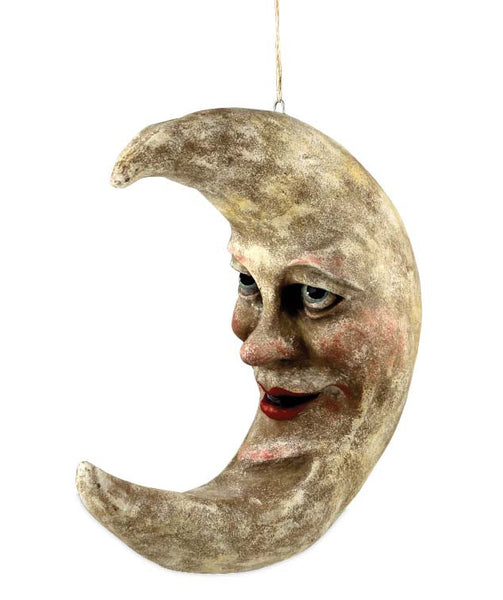 Hanging Paper Mache Moon