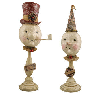 Top Hat and Party Hat Snowmen