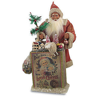 Vintage German Santa with Toys