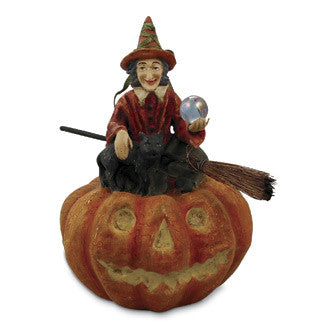Witch on Pumpkin