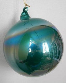 Jim Marvin Green Blue Pearl Glass Ornaments