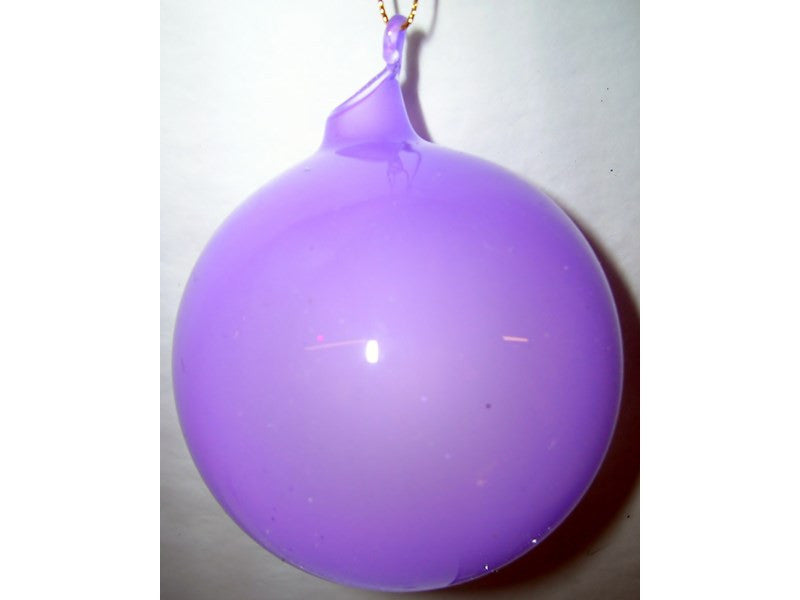 Jim Marvin Lavender Bubblegum Glass Ornaments