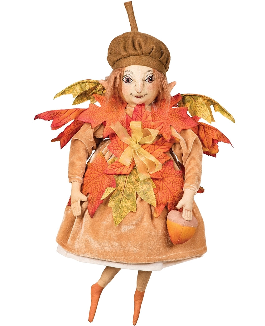 Amber Autumn Fairy | Joe Spencer Cloth Dolls for Fall - TheHolidayBarn.com Amber Autumn Fairy | Joe Spencer Cloth Dolls for Fall - TheHolidayBarn.com