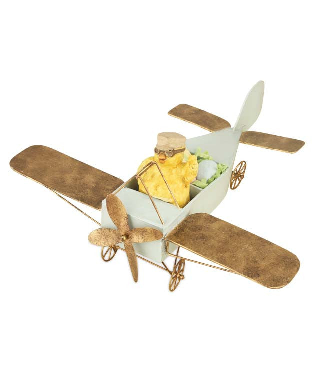 Amelia Egghart Easter Chick in Plane by Bethany Lowe