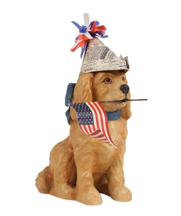 Americana Puppy Dog Figurine by Bethany Lowe