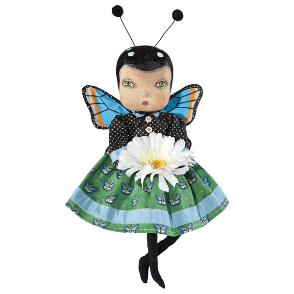 Joe Spencer April Butterfly Doll | Spring Decorations - TheHolidayBarn.com