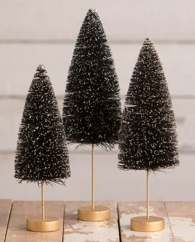 Bethany Lowe Magic Ombre Mini Bottle Brush Trees - Set of 3 – Holiday  Pizzazz