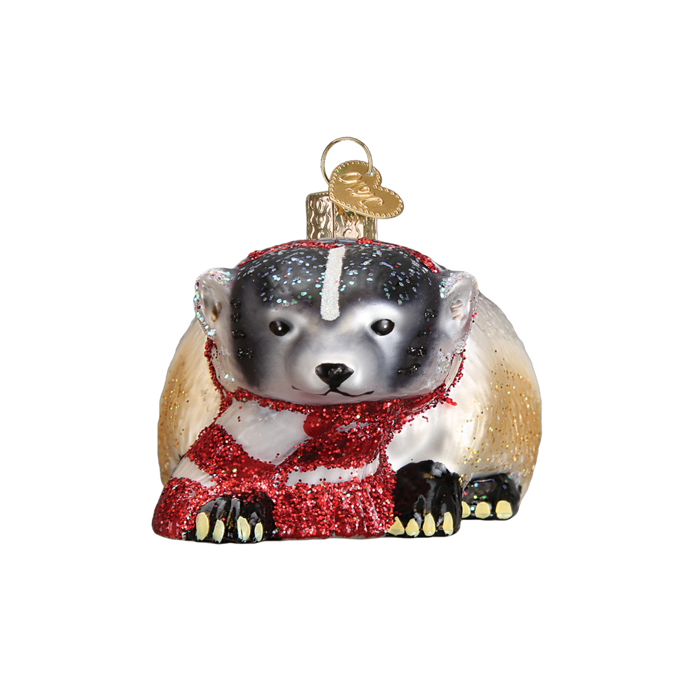 Badger Ornament by Old World Christmas
