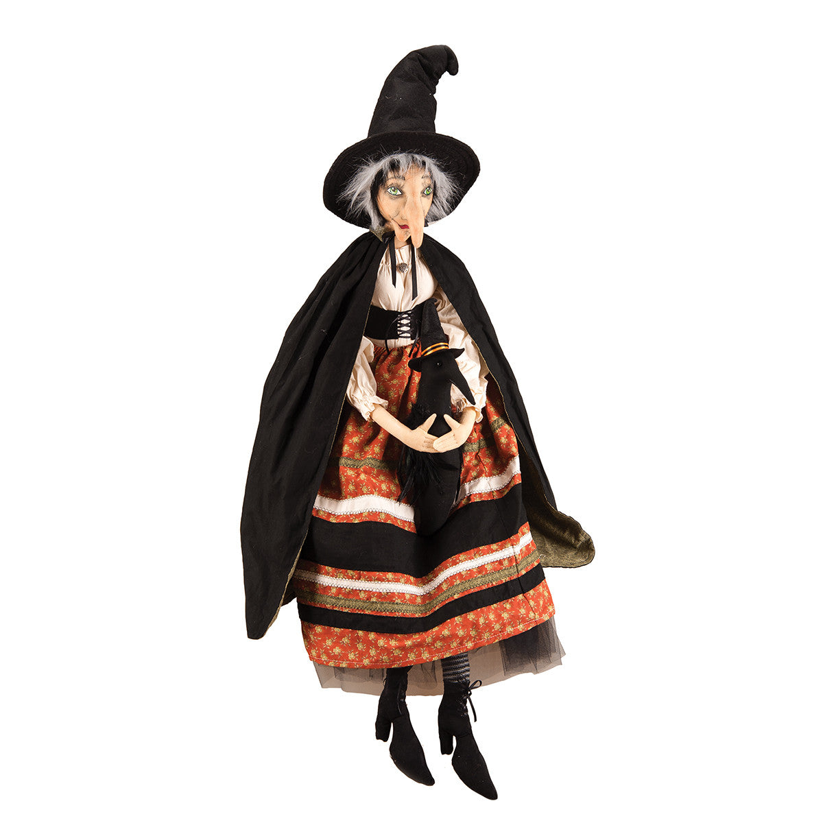 Batilda Witch with Crow - Joe Spencer Halloween Doll