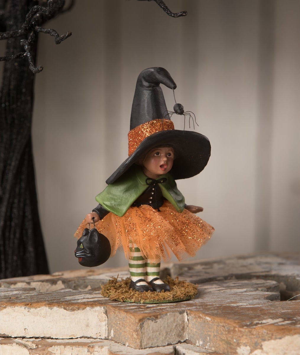 Little Diana Witch with Spider by Bethany Lowe