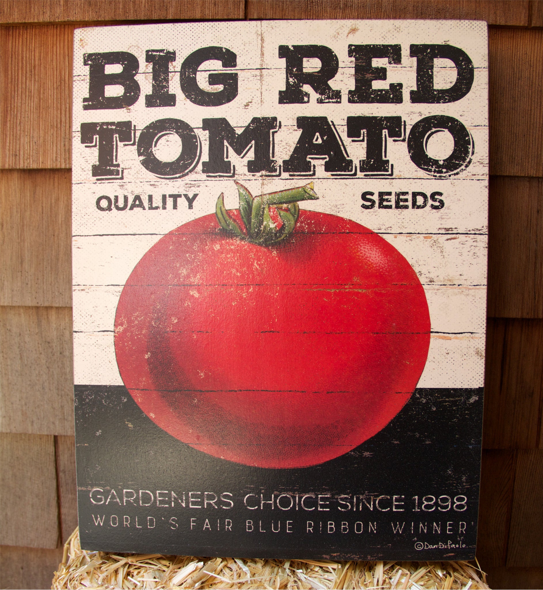 Tomate Sign Big Red Tomato Sign | Kitchen Box Sign - TheHolidayBarn.com