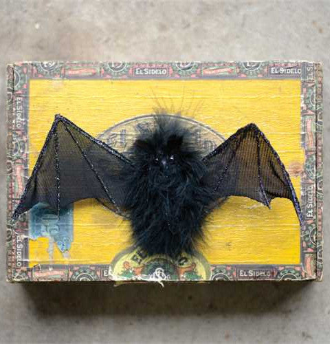 Flying Bat Ornaments - Set of 3