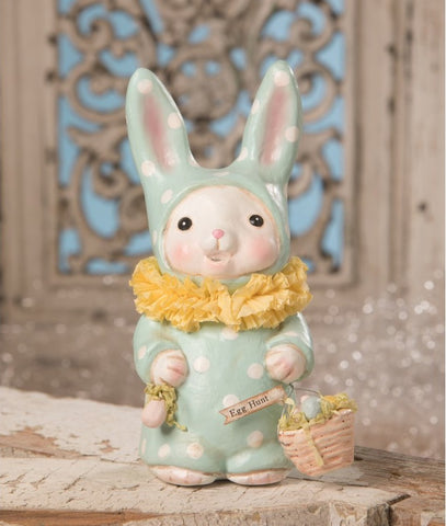 Tulip Bunny Rabbit Figurine  Bethany Lowe Easter Figurines 
