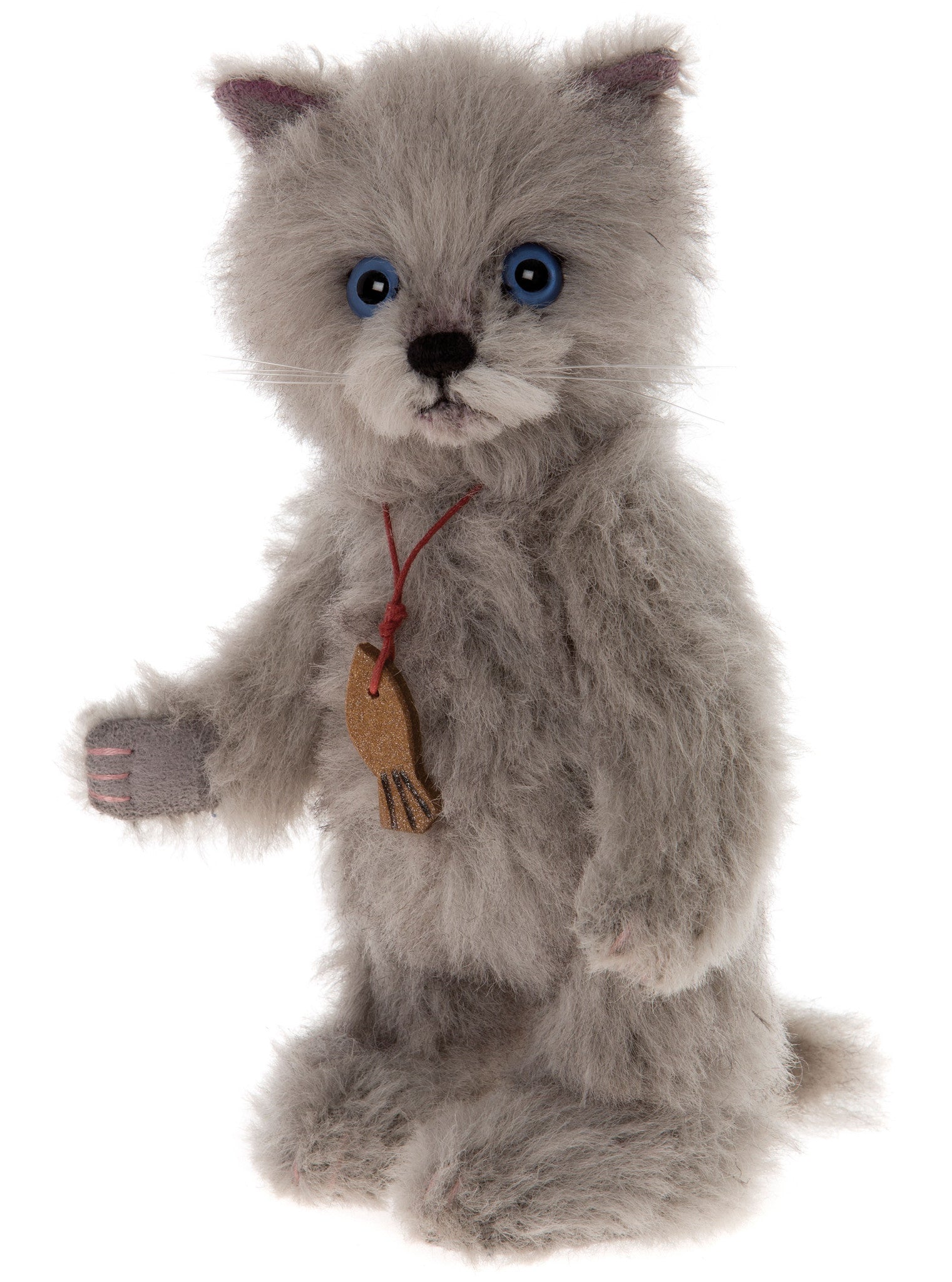 Charlie Bears Blue British Cat Stuffed Animal