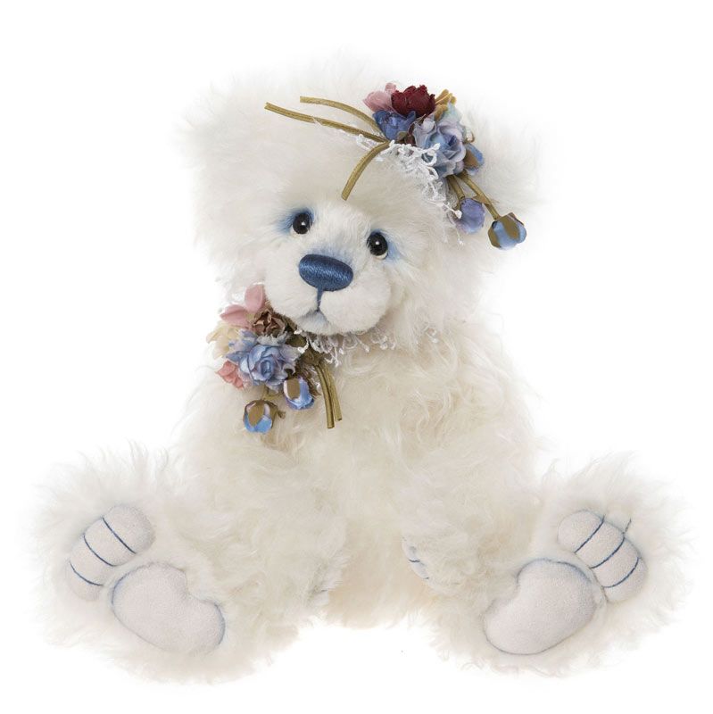 Charlie Bears Mohair Year Bear 2020 Charlie Bear White Blue Bear Charlie Bears Mohair Year Bear 2020 Charlie Bear White Blue Bear