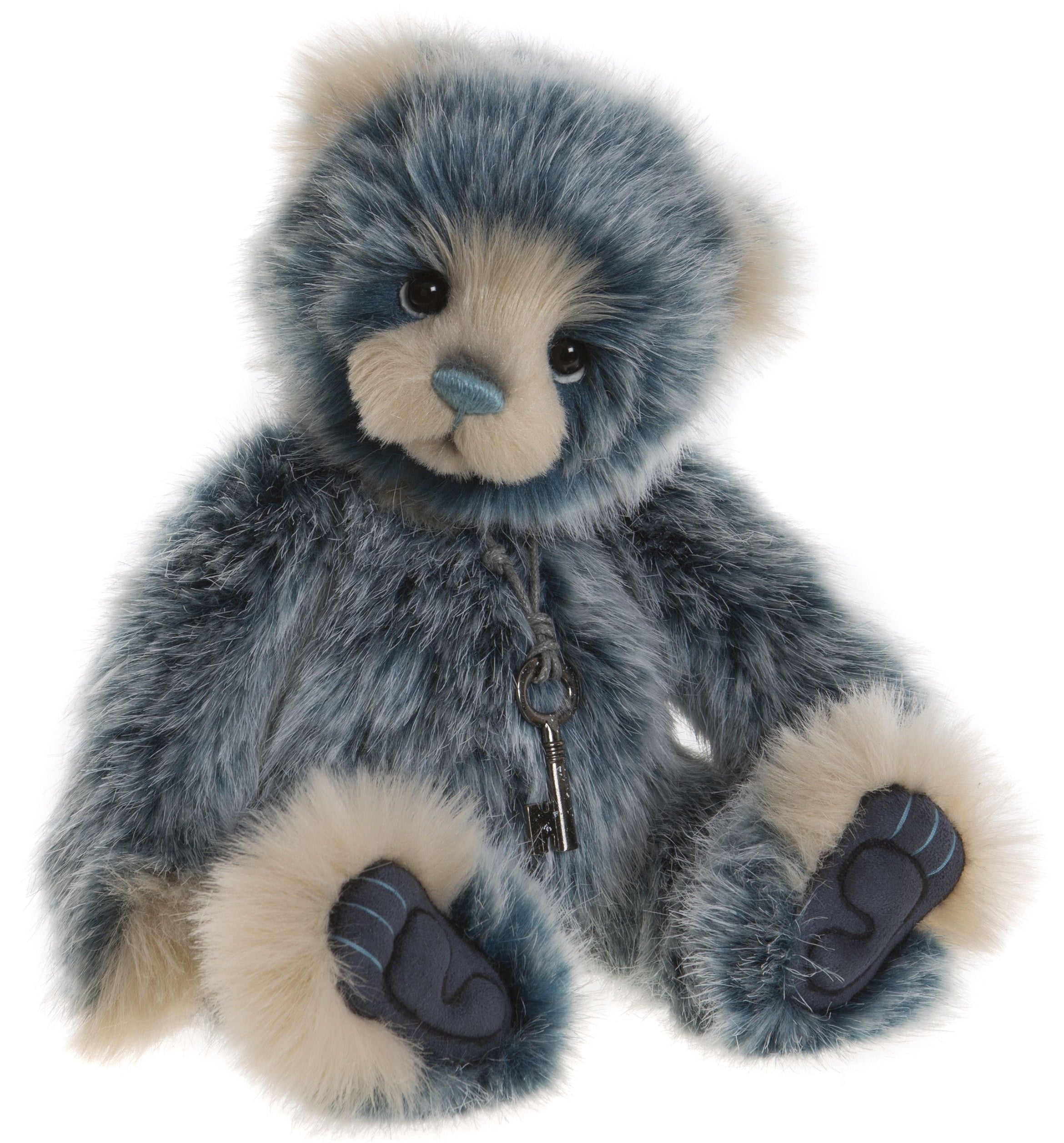 Charlie Bear Muffin Blue Teddy Bear