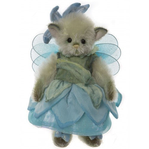 Charlie Bears Nightingale Pixie Fairy, Blue & Green Teddy Bear with Wings