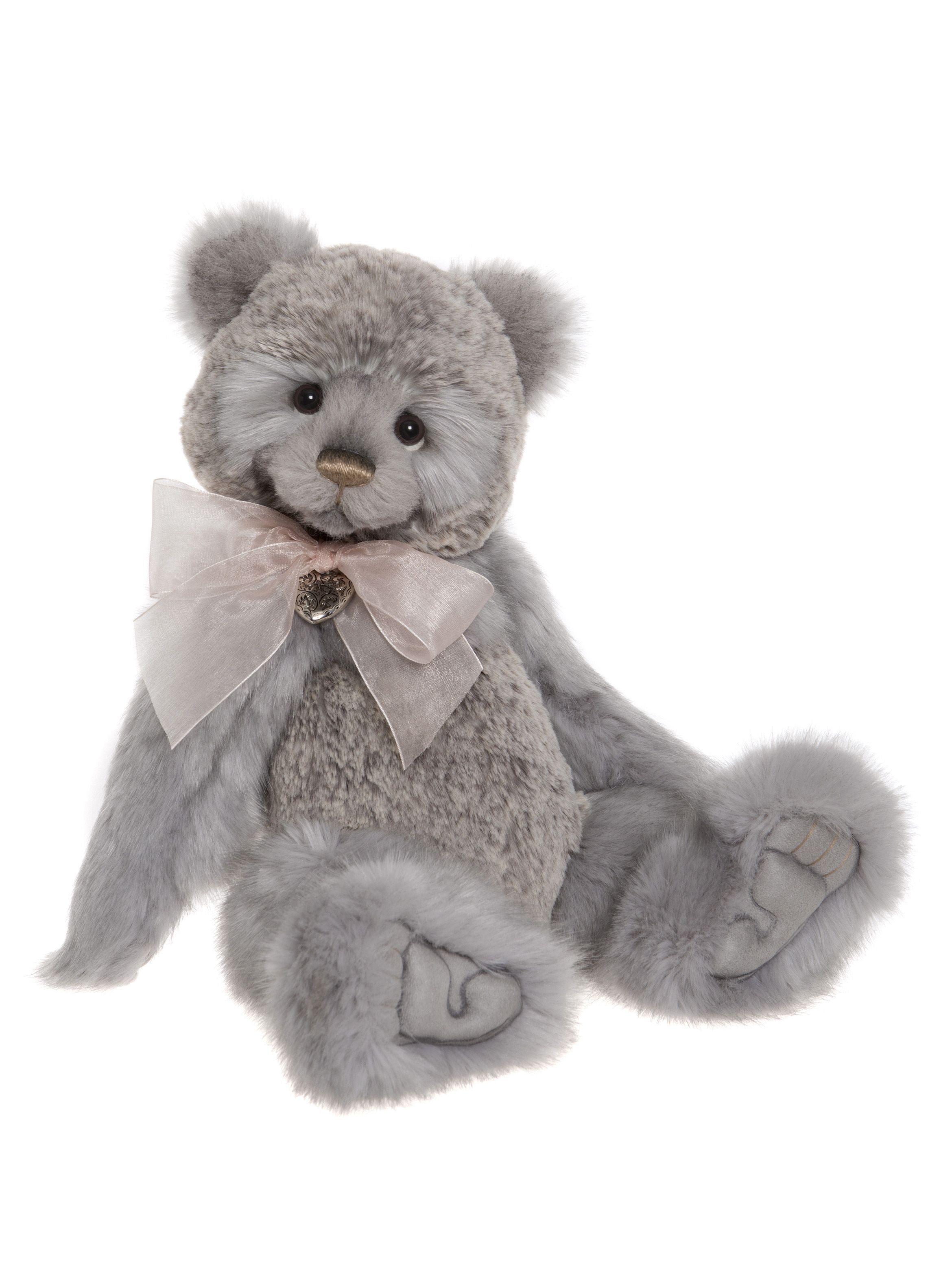 Charlie Bears 2018 Year Bear - Jointed Gray Teddy Bear