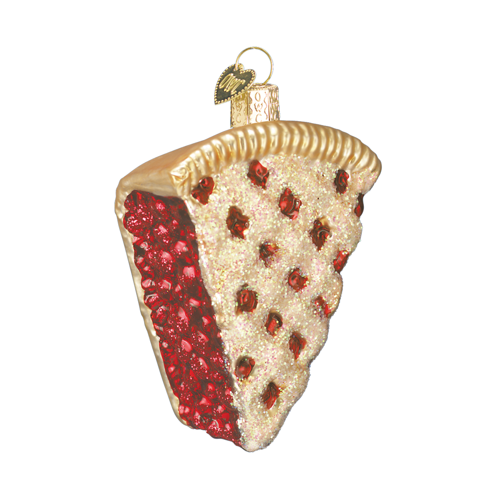 Cherry Pie Slice Ornament by Old World Christmas