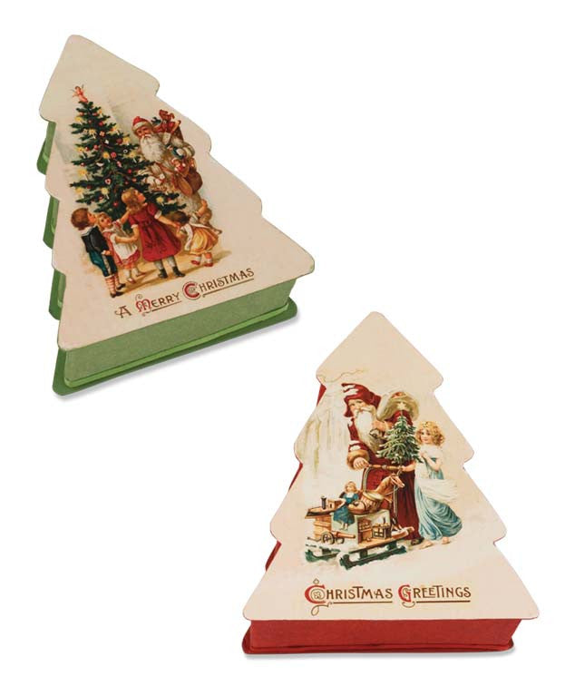Christmas Tree Nesting Treat Boxes by Bethany Lowe