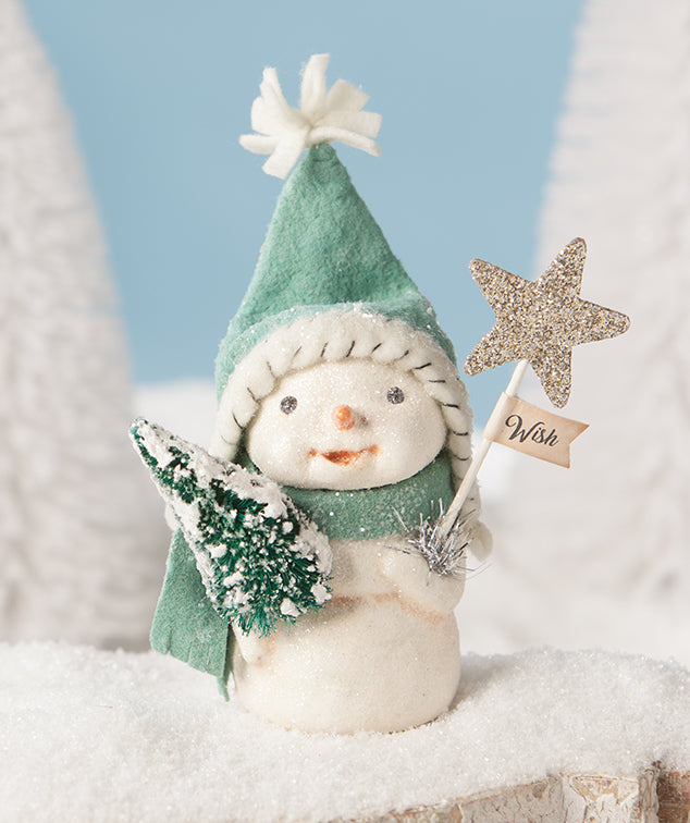 Christmas Wishes Snowman Figurine