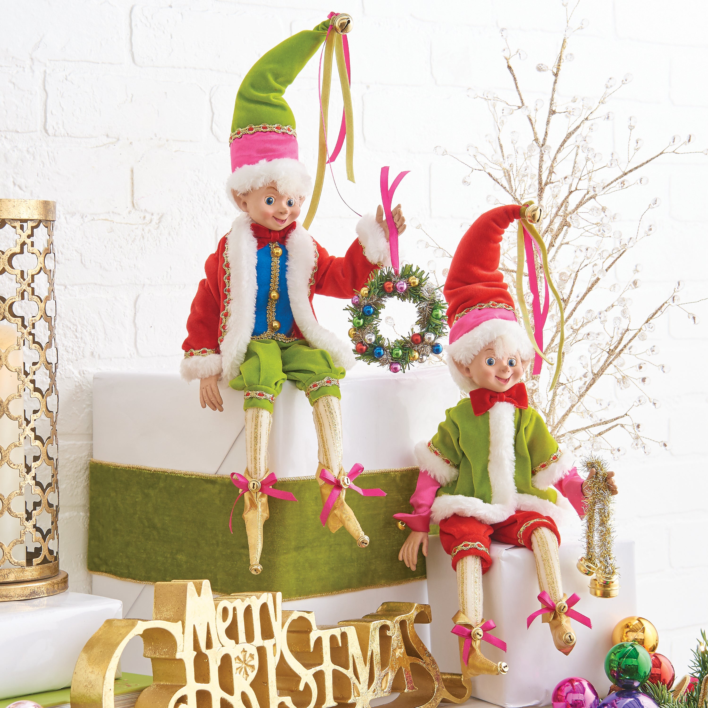 Colorful Party Elves - Cute Elf Dolls