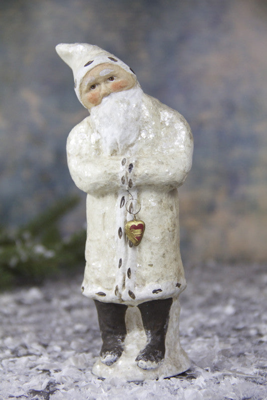 Debbee Thibault Santa with a Heart White