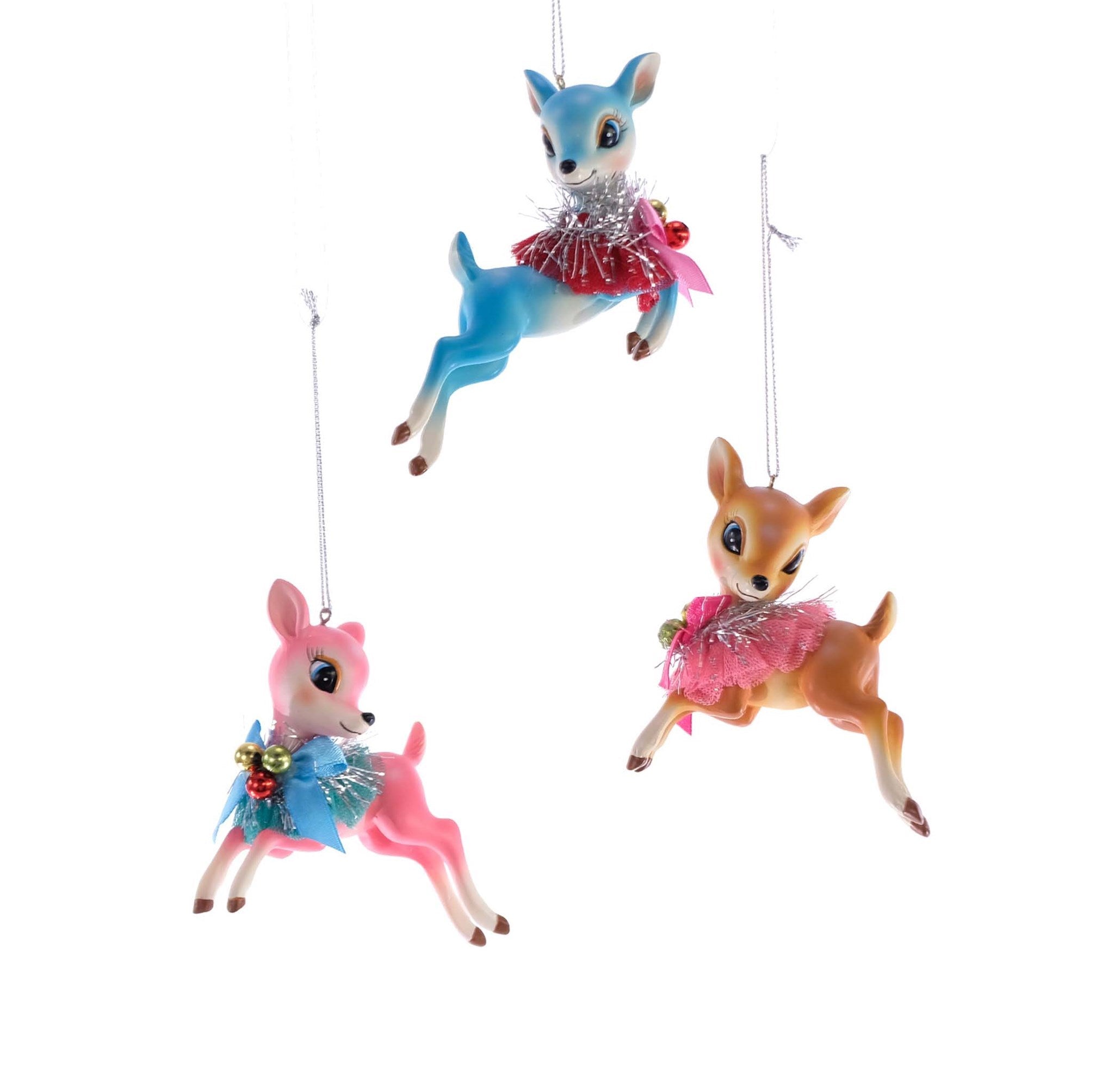 Dimestore Reindeer Ornaments, Retro Christmas by Katherine's Collection