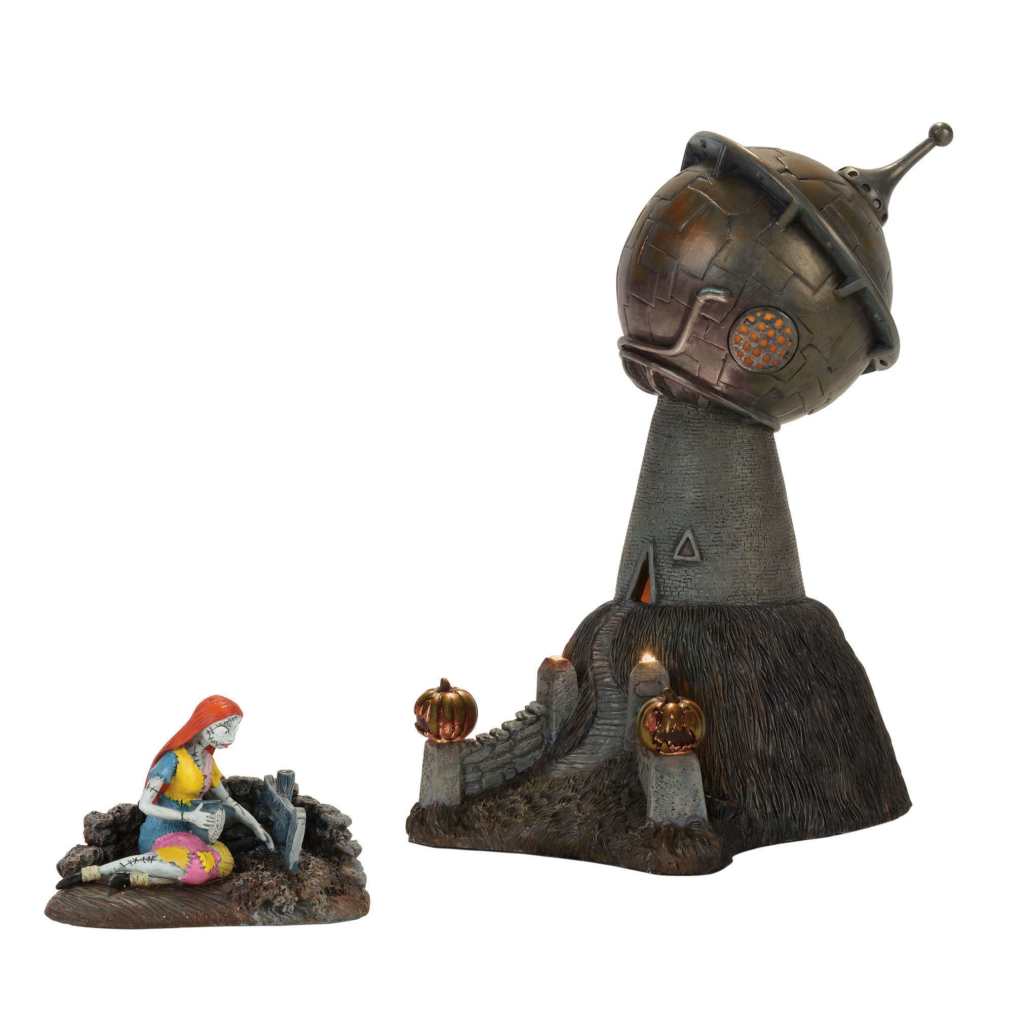 Dr. Finkelstein's Observatory & Sally Figure Set - Nightmare Before Christmas Village