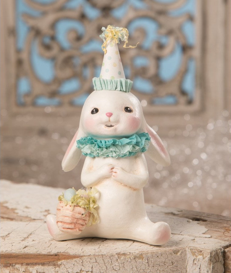 Egg Hunt Bunny in Easter Party Hat