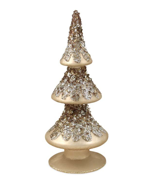 Elegant Glass Finial Tree - Bethany Low Christmas