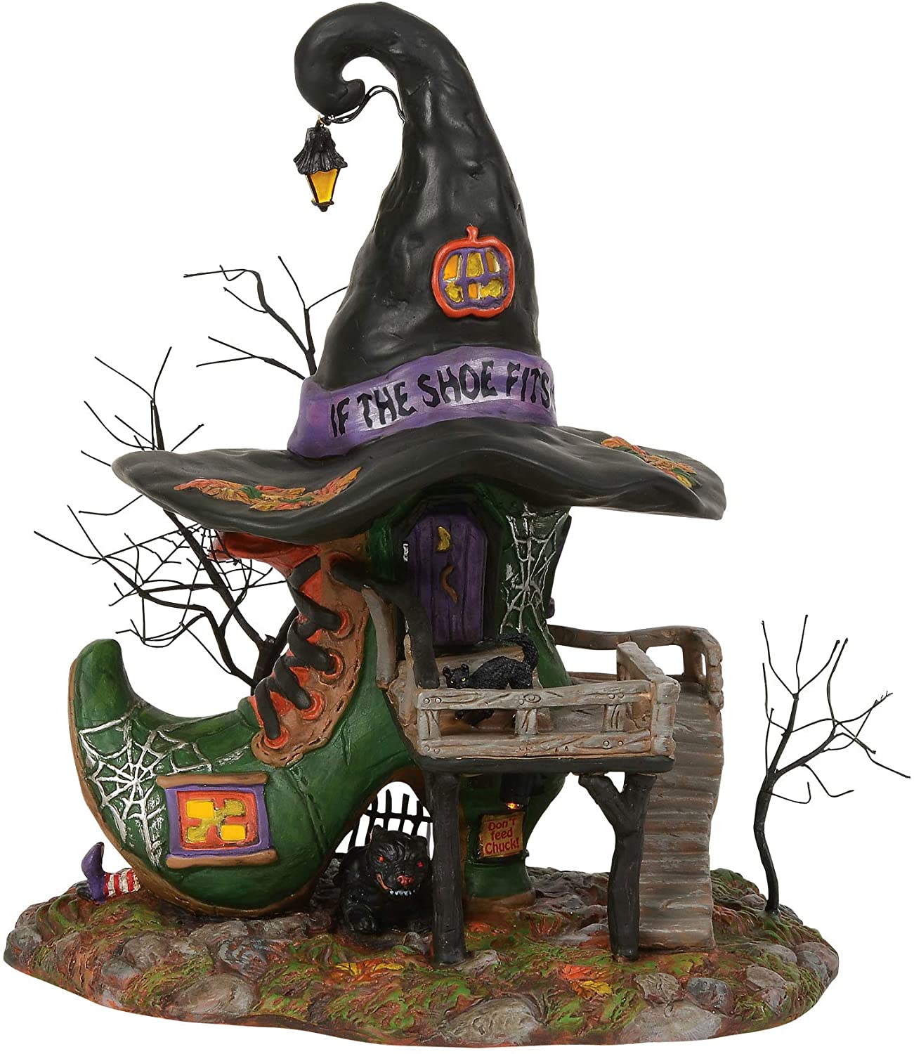 Esmeralda's Shoe Shop Witch's Boot House by Dept. 56