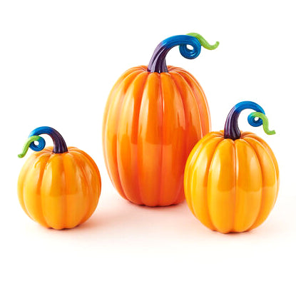 Fairy Godmother Pumpkins with Colorful Curly Stems