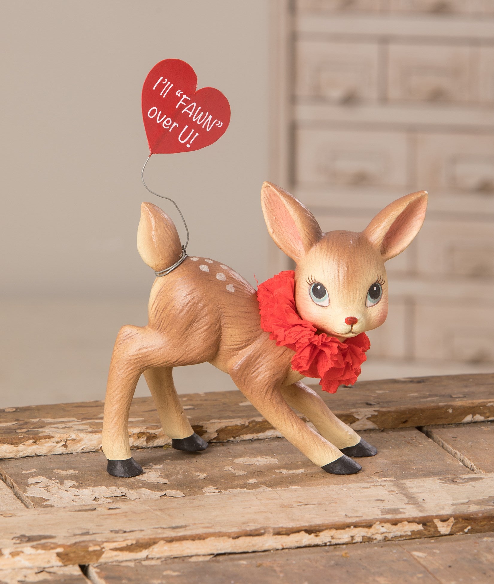 Fawning Over You Deer Valentine by Bethany Lowe