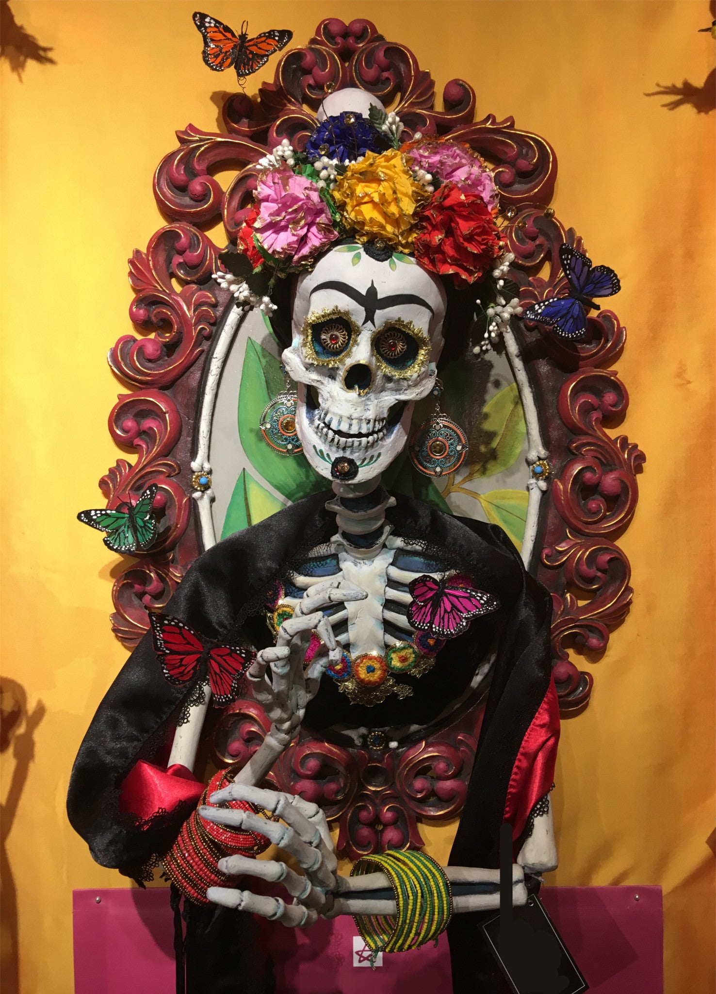 Katherine's Collection Frida Skull Portrait - Día de Muertos