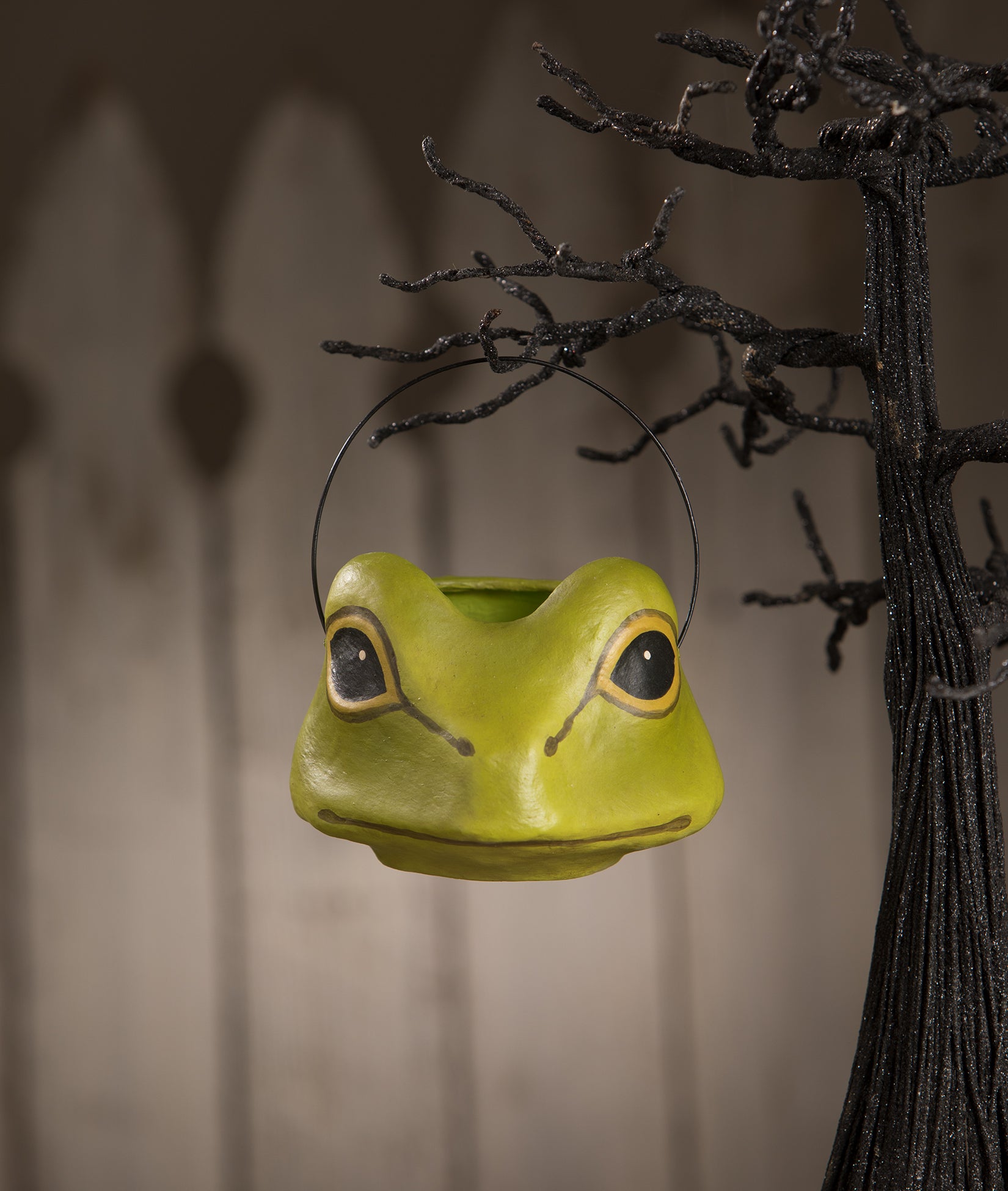 Froggie Bucket Small Paper Mache Frog Bucket | Bethany LoweHalloween ...