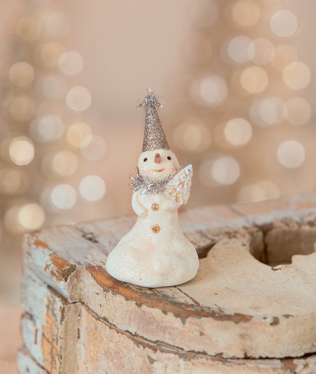 Glimmer Mini Snowman with Party Hat