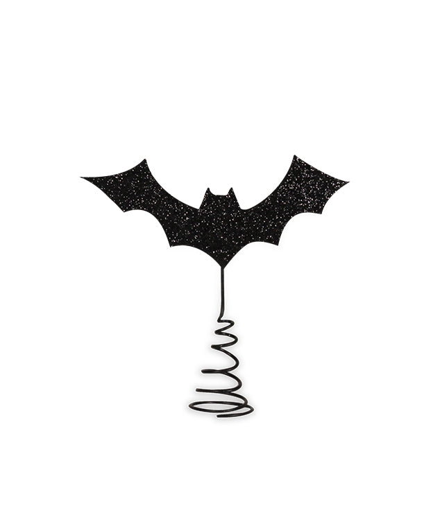 Led Bat Tree Topper Glittered Bat Tree Topper | Bethany Lowe Halloween Batty Tree Topper ...
