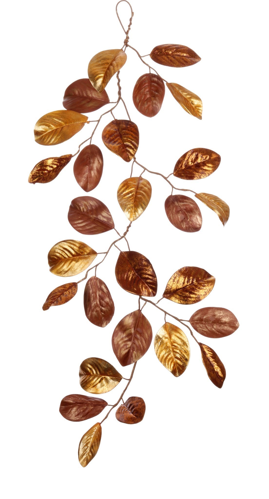 Gold & Bronze Magnolia Leaf Garland