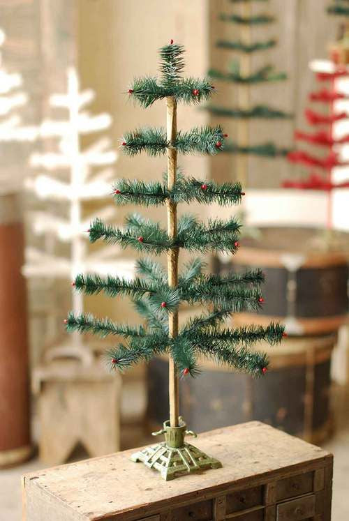 Green Feather Tree - 24"