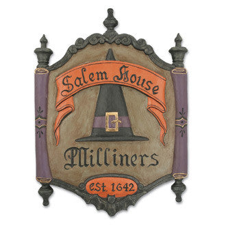 Salem House Milliners Trade Sign