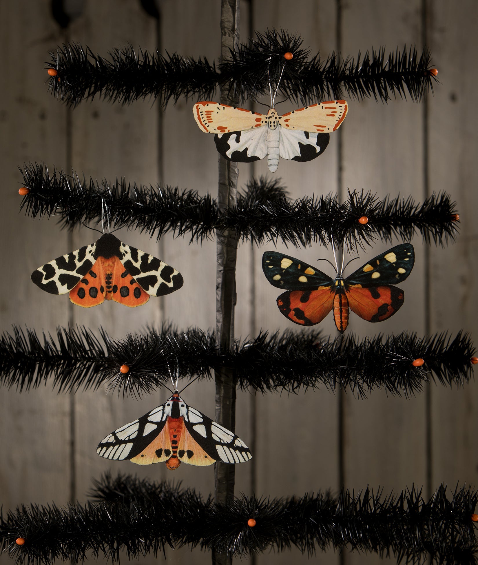 Halloween Moth Eclipse Ornaments by Bethany Lowe
