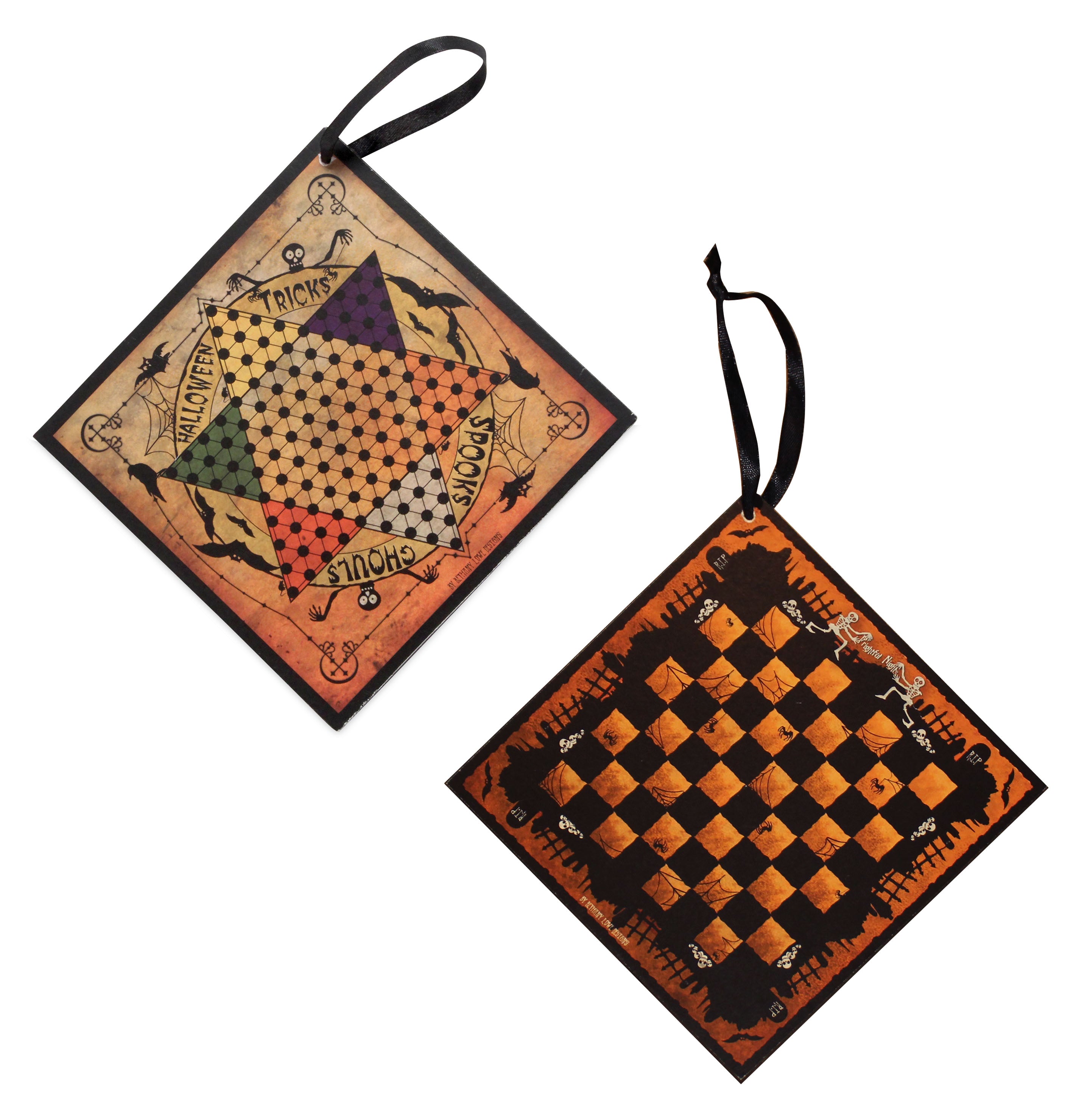 Halloween Gameboard Ornaments by Bethany Lowe
