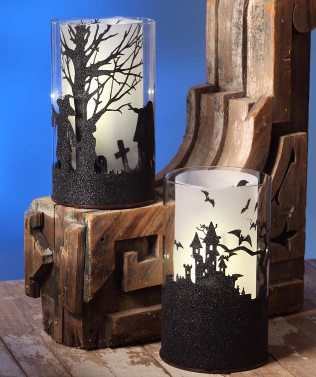 Halloween Silhouette Locomotion Lanterns by Bethany Lowe