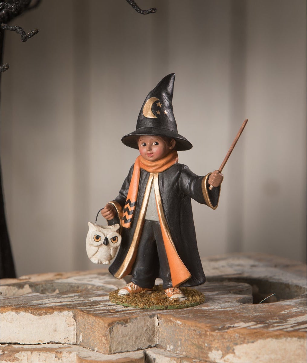 Halloween Wizard Drake Figurine by Bethany Lowe