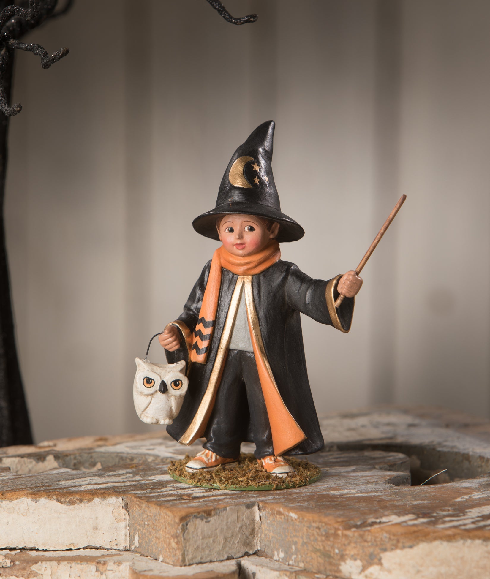 Halloween Wizard Matthew Figurine by Bethany Lowe